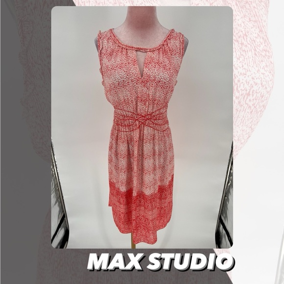 EUC Max Studio Smocked Waist Dress - Picture 1 of 8